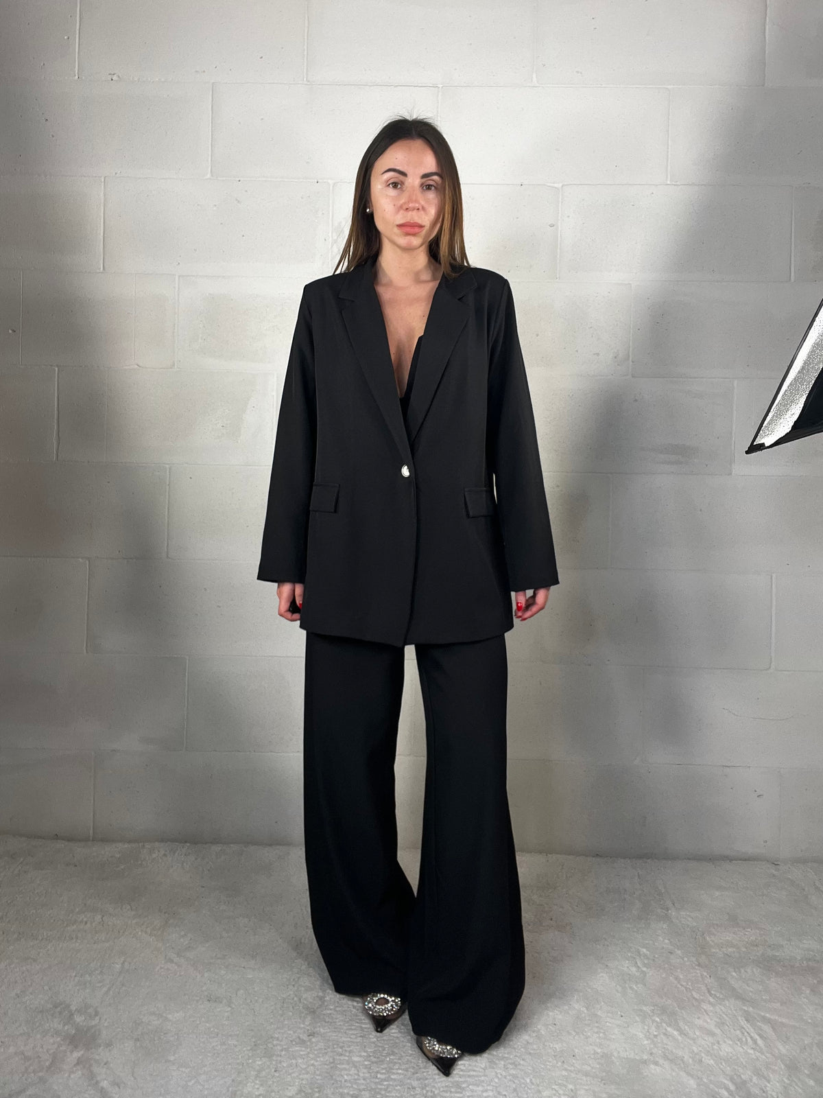 Tailleur over must nero