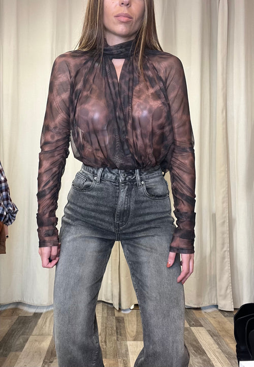 Body velato animalier