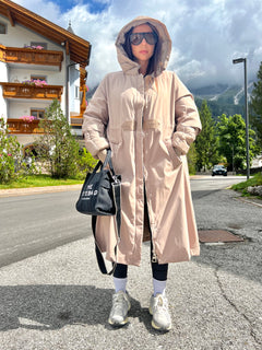 Piumino parka Alaska beige