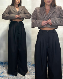 Pantalone con pence neri