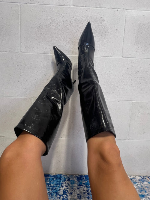 Stivale lucido Attico