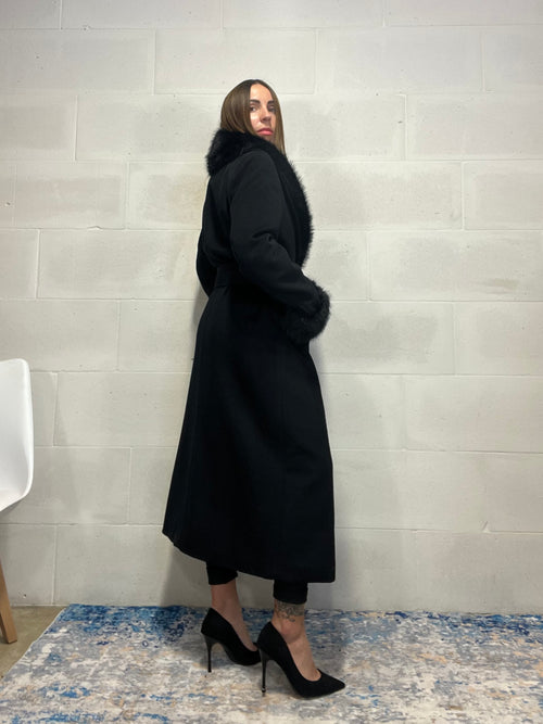 Cappotto 50% pura lana inserti in ecopelliccia estraibili