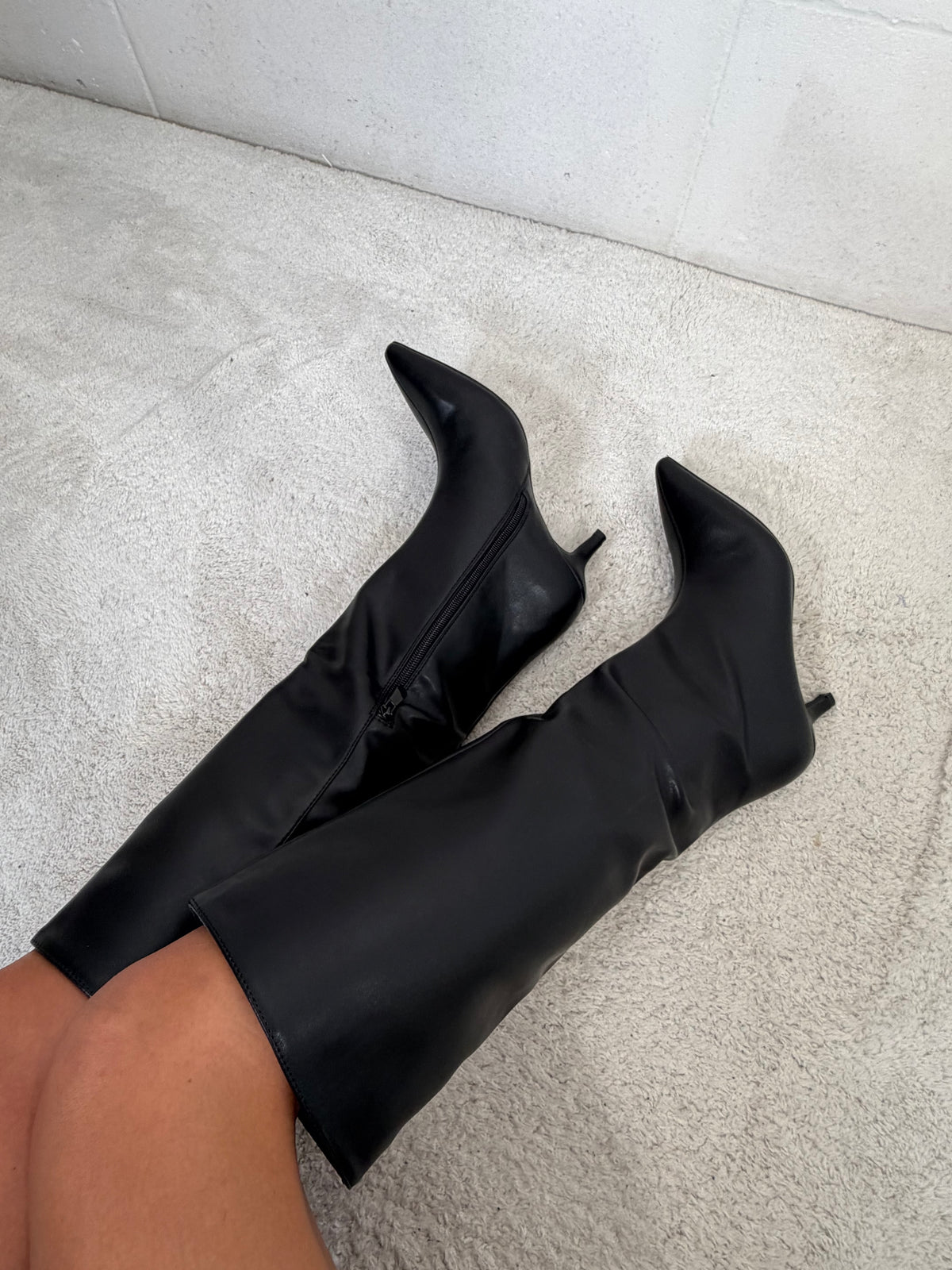 Stivale in ecopelle tacco 6 cm Margot