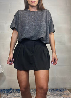 Gonna plissettata con culotte sottoveste