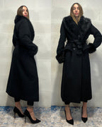 Cappotto 50% pura lana inserti in ecopelliccia estraibili