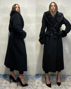 Cappotto 50% pura lana inserti in ecopelliccia estraibili