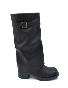 Stivale Biker Mammut con risvolto testa di moro