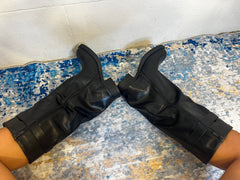 Stivale Biker Mammut con risvolto nero