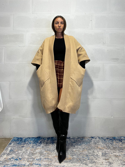 Maxi cardigan “ovale”