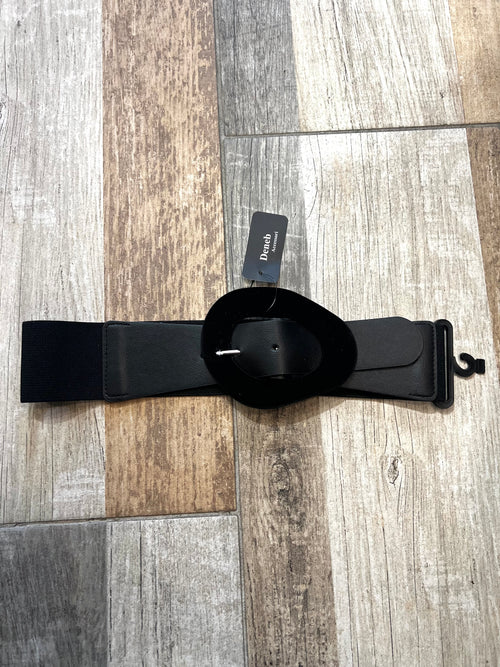 Cintura elastica regolabile Petra fibbia in velluto