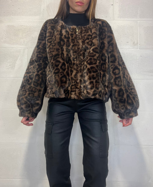 Bomber in ecopelliccia Lisbona