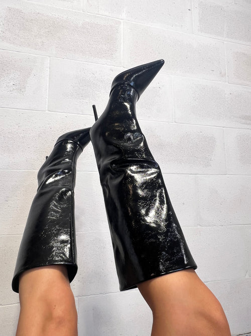 Stivale lucido Attico