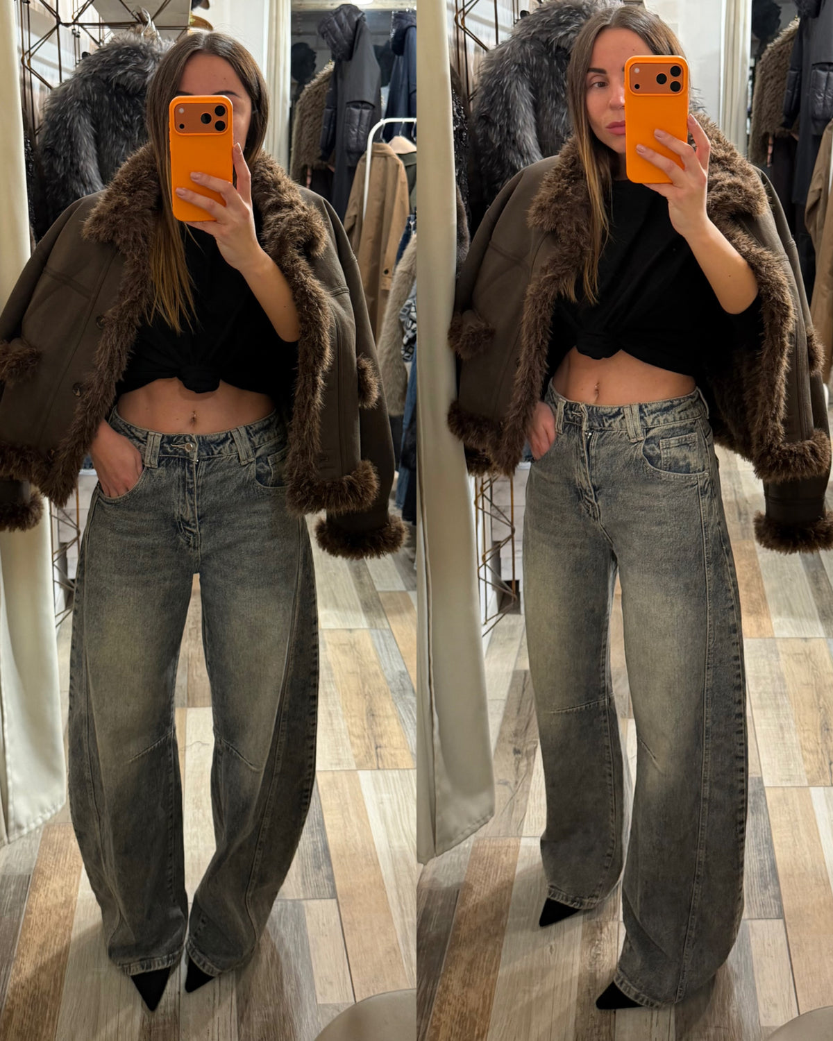 Denim baggy vintage wash