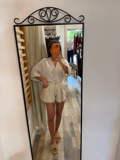 Short Butterfly beige