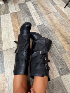 Stivale Biker Dallas nero