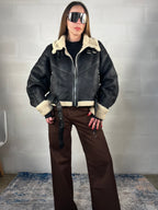 Montone oversize nero Amsterdam