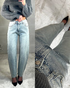 Denim Jimmy con strass