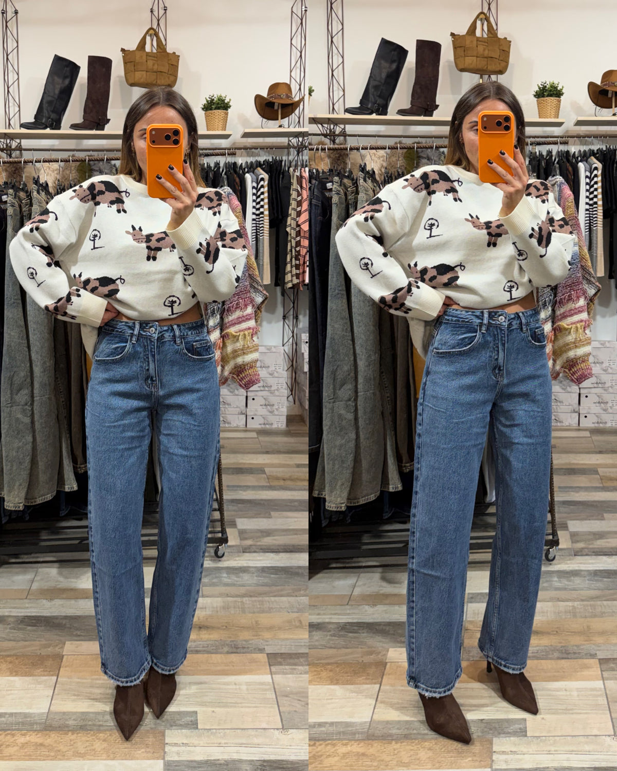 Denim barrel