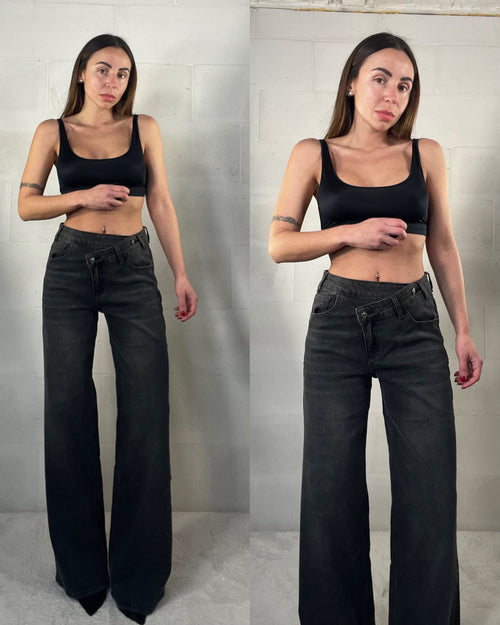 Denim a portafoglio nero