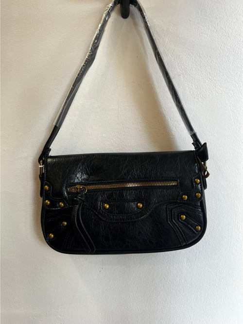 Radio mini bag con tracolla in dotazione nera (14x23cm)