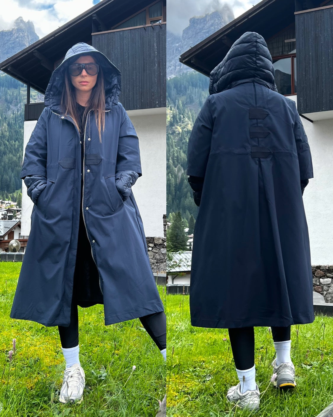 Piumino parka Alaska blu