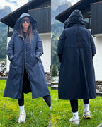 Piumino parka Alaska blu