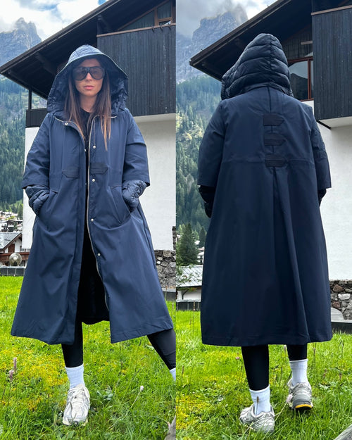 Piumino parka Alaska blu