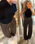Jogger animalier 100% viscosa