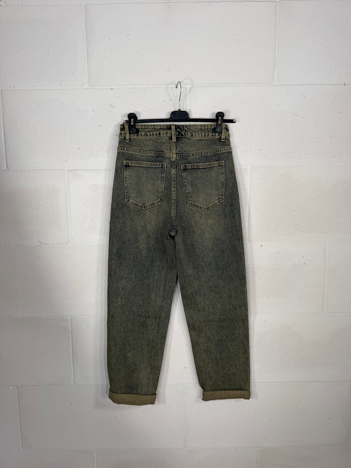 Denim Boy-friend sabbiato
