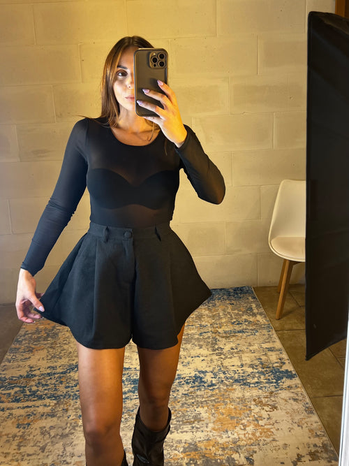 Body velato elasticizzato