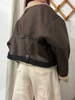 Montone oversize marrone Amsterdam