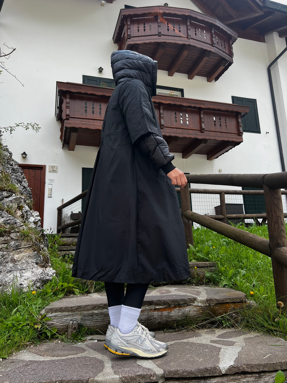 Piumino parka Alaska nero