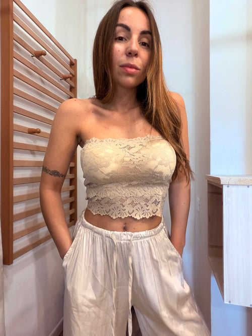 Top pizzo nude