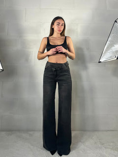 Denim a portafoglio nero