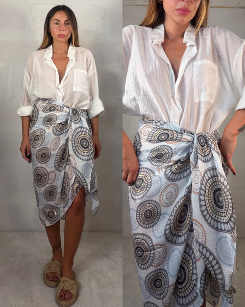 Pareo o maxi foulard in 100% viscosa Roma