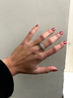 Anello Anastasia con strass argentato