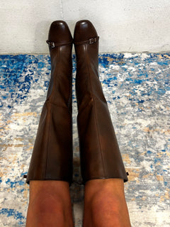 Stivale morsetto marrone