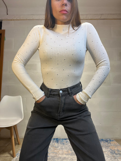 Pull punti luce bianco