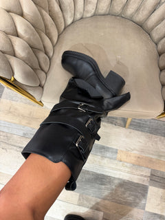 Stivale Biker Dallas nero
