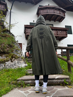 Piumino parka Alaska verde militare