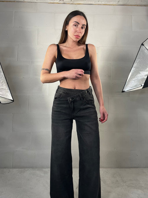 Denim a portafoglio nero