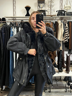 Giaccone Siberia nero