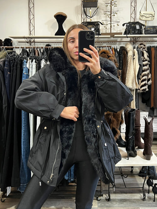 Giaccone Siberia nero