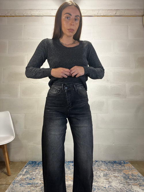 Denim Rock chiusura a portafoglio