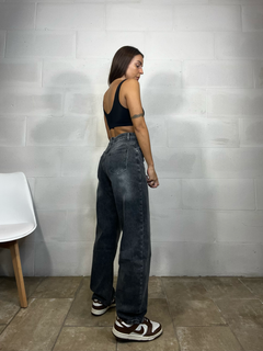 Jeans balloon fit grigio scuro