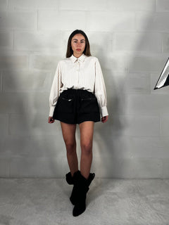 Short con coulisse in vita impermeabile
