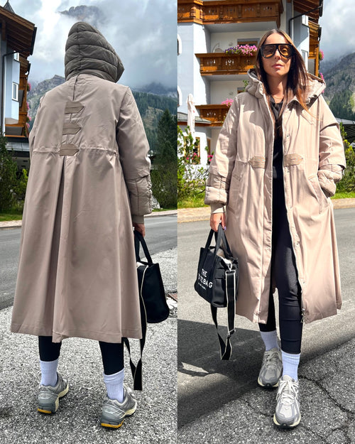 Piumino parka Alaska beige