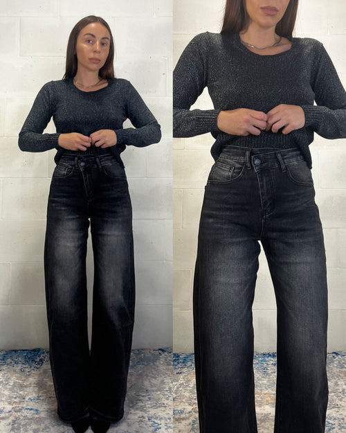 Denim Rock chiusura a portafoglio