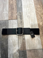 Cintura elastica regolabile Simply fibbia argento