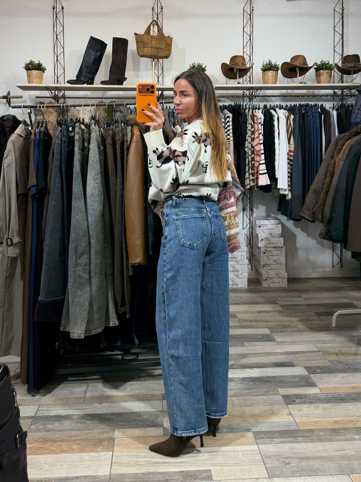 Denim barrel